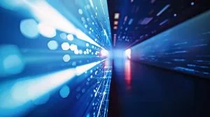 a sleek, modern conference room showcases a dynamic presentation on a large screen, illustrating the stark contrasts in service guarantees between various pest control companies, illuminated by vibrant, focused spotlights.